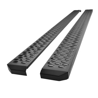 compare product Westin Grate Steps Running Boards 90 in - Textured Black