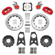 Wilwood 89 - 98 Nissan 240SX FNSL4R/MC4 Rear Parking BBK w/ 13.50in Slotted Rotors - Red - My Store