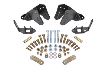 compare product BMR 78-87 G-Body Rear Coilover Conversion Kit w/ Control Arm Bracket - Black Hammertone
