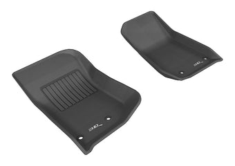 compare product 3D MAXpider 2014-2018 Jeep Wrangler JK 2-Door/Unlimited Kagu 1st Row Floormat - Black
