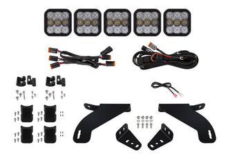compare product Diode Dynamics 21-22 Ford F-150 SS5 Grille CrossLink Lightbar Kit - Sport - White Combo