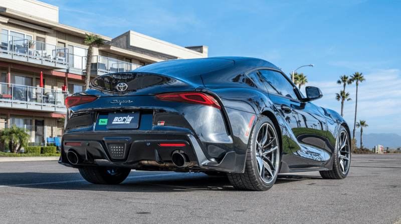 Borla 20 - 25 Toyota GR Supra ATAK Cat - Back Exhaust System w/ Black Chrome Tips - My Store