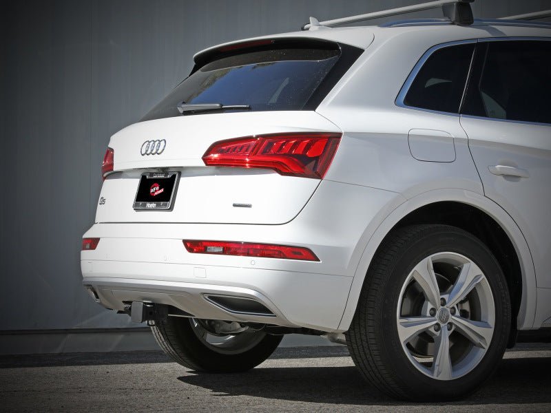 aFe MACH Force - Xp 17 - 21 Audi Q5 L4 - 2.0L (T) 3in to 2.5in Stainless Steel Cat - Back Exhaust System - My Store