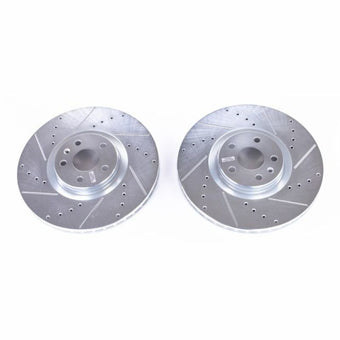 compare product Power Stop 16-18 Volvo S90 Front Evolution Drilled & Slotted Rotors - Pair