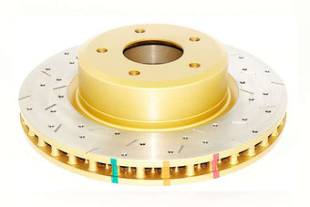 compare product DBA 05 Pontiac GTO Front Slotted & Drilled 4000 Series Rotor