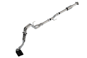 compare product Borla F-150 2021 2.7L/3.5L 4dr CC SB EC STB Lari/King R/Plinum/LTD 3/2.25 DSE CB AK BLK CHR Tips