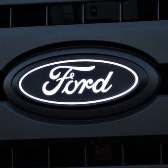 compare product Putco 2023 Ford F-150 Front Luminix Ford LED Emblem - w/Camera CutOut w/o Spray Washer