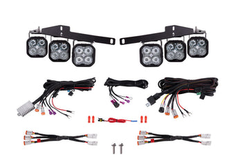 compare product Diode Dynamics 17-20 Ford Raptor SS3 LED Fog Light Kit - White Pro