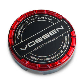 compare product Vossen Billet Sport Cap 1.0 - Large - Hybrid Forged - Transparent Red