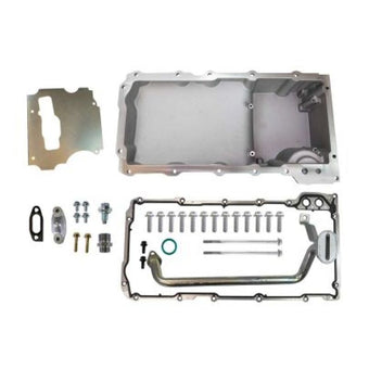 compare product Moroso GM LS Wet Sump 6 Quart Capacity 5.75in Deep Aluminum Oil Pan