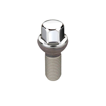 compare product McGard Hex Lug Bolt (Radius Seat) M14X1.5 / 17mm Hex / 26.3mm Shank Length (Box of 50) - Chrome