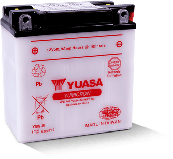 compare product Yuasa YB9-B Yumicron 12-Volt Battery
