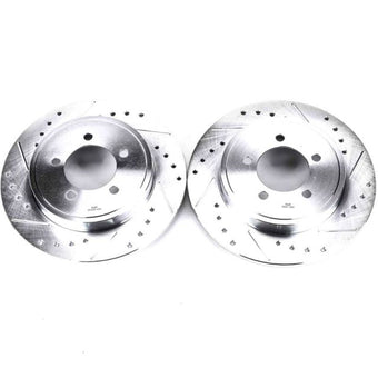 compare product Power Stop 02-10 Ford Explorer Rear Evolution Drilled & Slotted Rotors - Pair