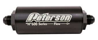 compare product Peterson Fluid Systems Fuel Filter -6AN 100 Micron