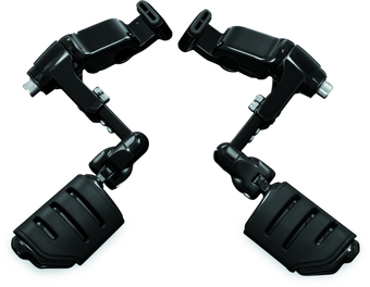compare product Kuryakyn Ergo III Adjustable Mount With Trident Dually ISO Pegs Gloss Black