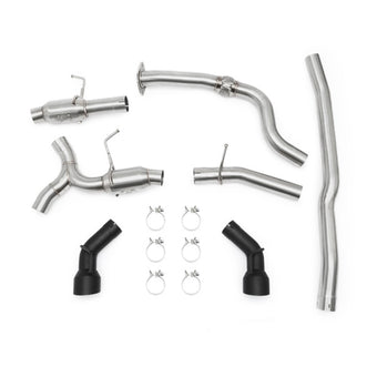 compare product Mishimoto 2016+ Chevrolet Camaro 2.0T Dual Black Tip Cat-Back Exhaust