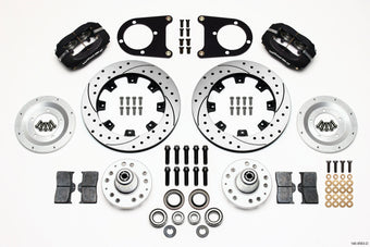 compare product Wilwood Forged Dynalite Front Kit 12.19in Drilled 37-48 Ford Psgr. Car Spindle