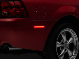 compare product Raxiom 99-04 Ford Mustang Axial Series LED Rear Side Marker Lights- Smoked