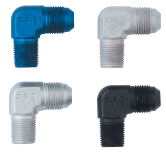 compare product Fragola -3AN x 1/8 NPT 90 Degree Adapter - Black