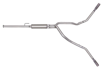 compare product Gibson 11-12 Ford F-150 STX 3.7L 2.5in Cat-Back Dual Extreme Exhaust - Stainless