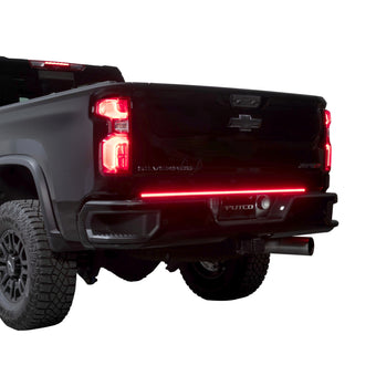 compare product Putco 2024 Chevrolet Silverado HD/ GMC Sierra HD 60In Direct Fit Red Blade Kit Tailgate Bars