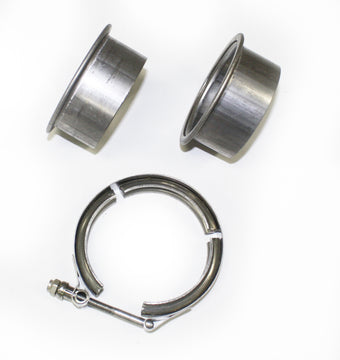 compare product JBA 3in Stainless Steel V-Band Clamp & Flanges