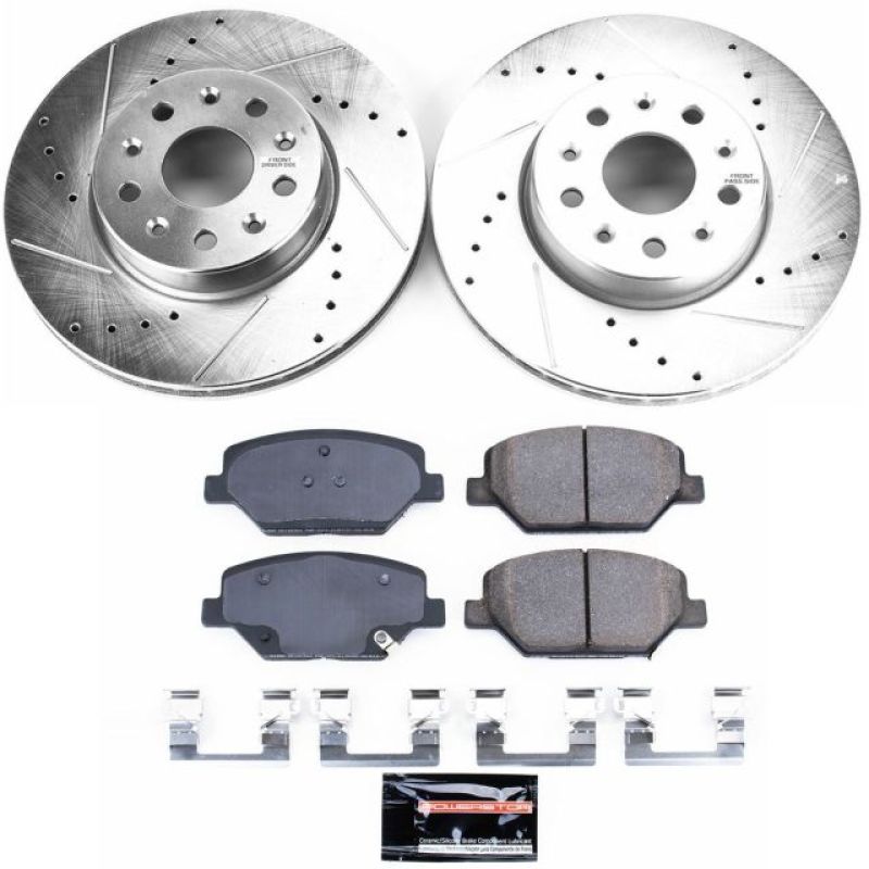 Power Stop 16 - 19 Chevrolet Camaro Front Z23 Evolution Sport Brake Kit - My Store