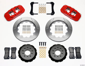 compare product Wilwood AERO6 Front Hat Kit 14.00 Red 2005-2014 Mustang