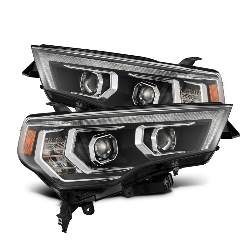 AlphaRex 14 - 22 Toyota 4Runner LUXX - Series LED Proj Headlights Blk w/Actv Light & Seq. Sig + DRL - My Store