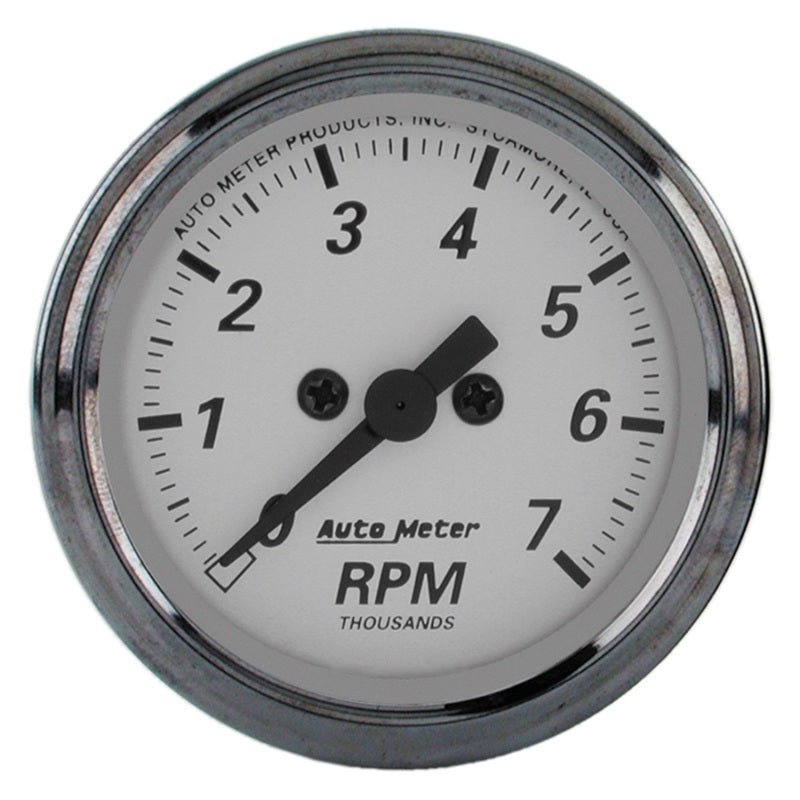 AutoMeter American Platinum 2 - 1/16in 7K RPM In - Dash Tachometer Gauge - My Store