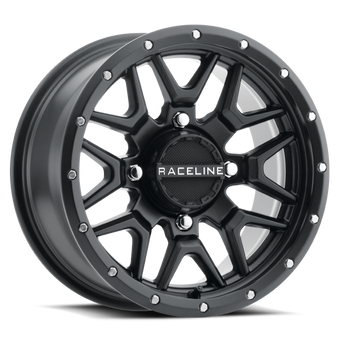 compare product Raceline A94B Krank 14x7in / 4x156 BP / 38mm Offset / 132.5mm Bore - Satin Black Wheel