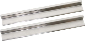 compare product Kentrol 07-18 Jeep Wrangler JK Entry Guards Pair 2 Door - Polished Silver