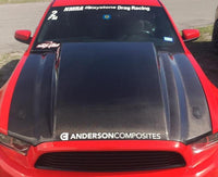 Anderson Composites 2013 - 2014 Ford Mustang Type - CJ Carbon Fiber Cowl Hood - My Store