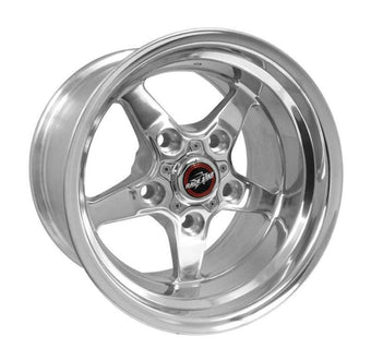 compare product Race Star 92 Drag Star 15x10.00 5x135bc 5.25bs Direct Drill Polished Wheel