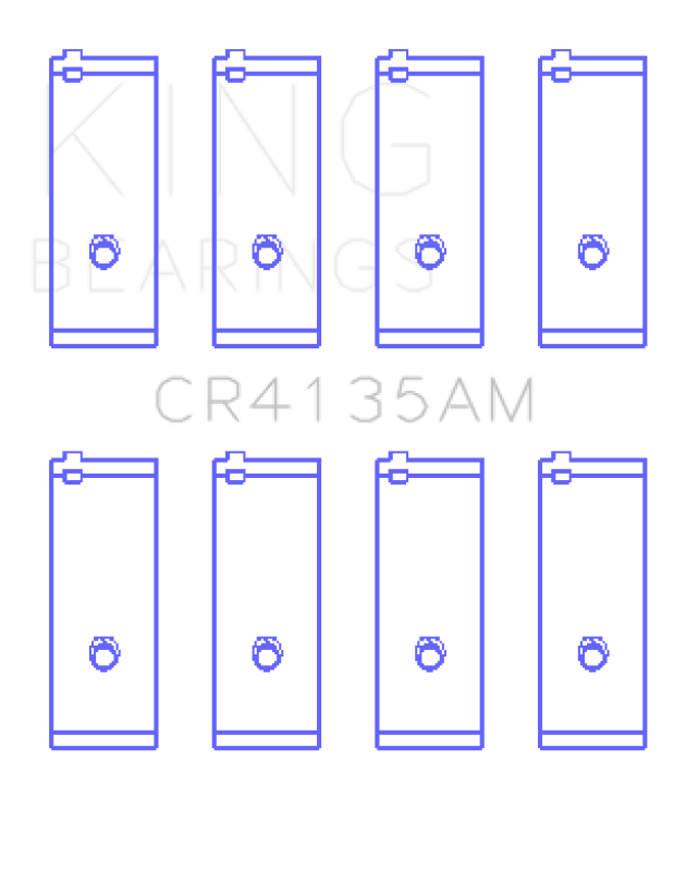 King Engine Bearings 85 - 01 Toyota 5SFE L4 DOHC 16 Valves Rod Bearing Set - Size STD - My Store