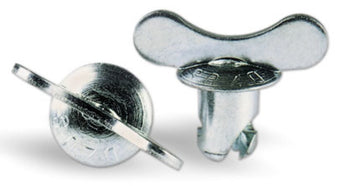 compare product Moroso Quick Fastener - Butterfly Head - 7/16in x .400in - Steel - 10 Pack