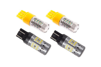compare product Diode Dynamics JL Wrangler Front Turn Stage 2 (7443 LED Bulb XPR - White and - Amber)