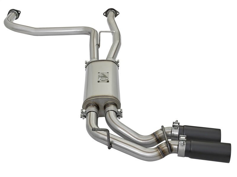 aFe POWER Rebel Series 2 - 1/2in 409 SS Cat Back Exhaust w/ Black Tips 16 - 17 Nissan Titan V8 5.6L - My Store