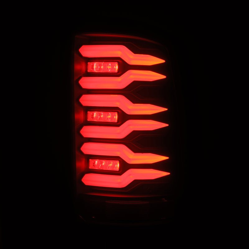 AlphaRex 07 - 13 GMC Sierra 1500/07 - 14 2500/3500HD (No Classic/Dually) Luxx - Series LED Tail Lights Blk - My Store
