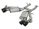 aFe MACHForce XP 3in 304 SS Axle - Back Exhaust Dual Exhaust (NPP) w/ Black Tips 16 - 17 Camaro SS V8 - My Store