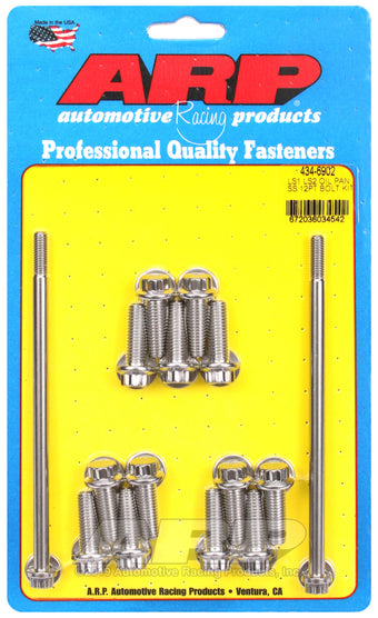 compare product ARP Chevy LS1 LS2 Stainless Steel 12 Point Oil Pan Bolt Kit