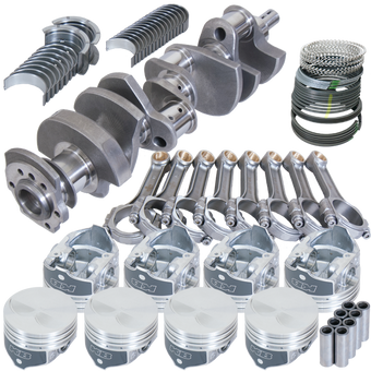 compare product Eagle Chevy 350 3.480in Crank 5.700in I-Beam Rods -7cc Flat Top 4.000in Pistons Balanced Assembly