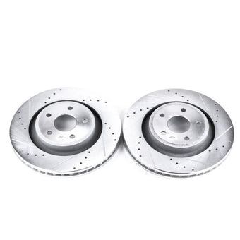 compare product Power Stop 06-10 Jeep Grand Cherokee Front Evolution Drilled & Slotted Rotors - Pair