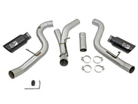 aFe LARGE Bore HD 4in Dual DPF - Back SS Exhaust w/Black Tip 16 - 17 GM Diesel Truck V8 - 6.6L (td) LML - My Store