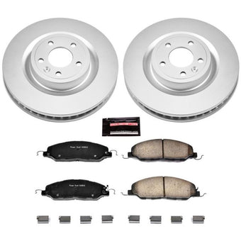 compare product Power Stop 11-14 Ford Mustang Front Z17 Evolution Geomet Coated Brake Kit