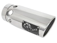 aFe Power Intercooled Tip Stainless Steel - Polished 4in In x 5in Out x 12in L Bolt - On - My Store