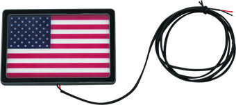 compare product Kuryakyn Freedom Flag LED 4in X 6in Black