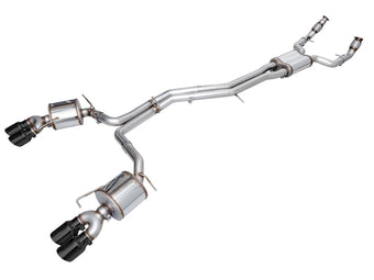 compare product AWE Tuning 19-23 Audi C8 S6/S7 2.9T V6 AWD Touring Edition Exhaust - Diamond Black Tips