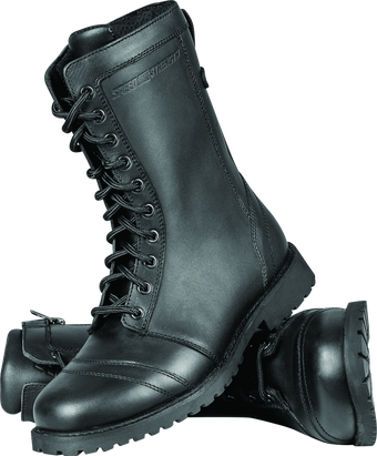 compare product Speed and Strength Fast Times Leather Boots Black Womens Size - 8
