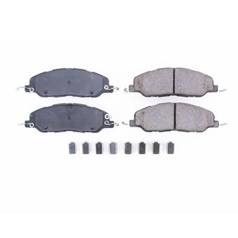 compare product Power Stop 11-14 Ford Mustang Front Z17 Evolution Ceramic Brake Pads w/Hardware